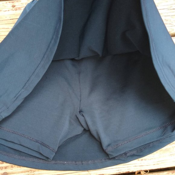 Navy Blue Tennis Skirt - Picture 3 of 7